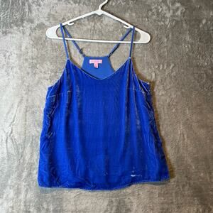 Lilly Pulitzer Dusk Velvet Top‎ Size XS Silk Blend